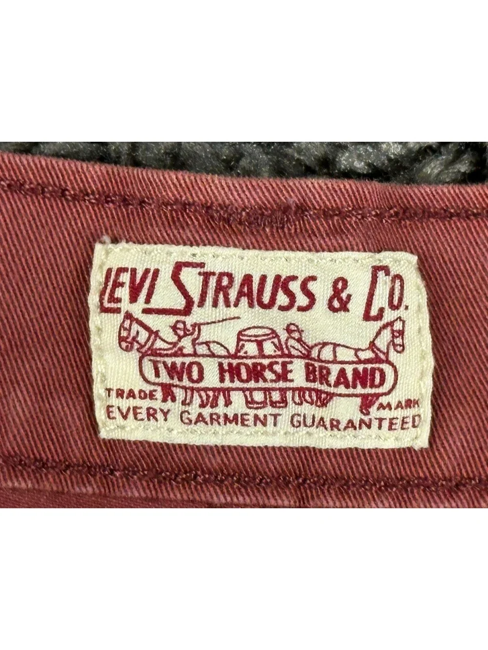Levi’s 511 Hybrid Slim Fit Pants Men’s Red Brick Twill Straight Leg 30x32